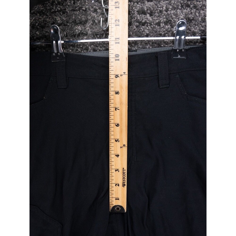 Eddie Bauer Pants Mens 32x30 Black Fleece Lined Tech Side Cargo Pocket Gorpcore - Picture 10 of 16